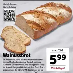 Interspar Walnussbrot Angebot