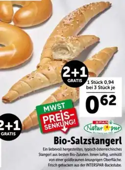 Interspar Bio Salzstangerl Angebot