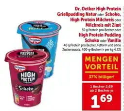 Interspar Dr. Oetker High Protein Grießpudding Angebot