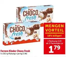 Interspar Ferrero Kinder Choco Fresh Angebot