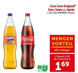 Interspar Coca-Cola Original, Zero, Fanta oder Sprite Angebot