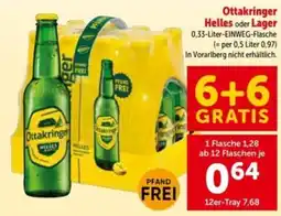 Interspar Ottakringer Helles Angebot