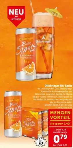 Interspar Ottakringer Bier Spritz Angebot