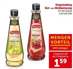 Interspar Hengstenberg Essig Angebot