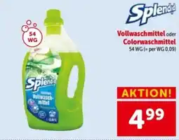 Interspar Splendia Vollwaschmittel Angebot