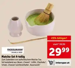Interspar Fackelmann x Pamela Reif Matcha-Set Angebot