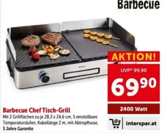 Interspar Barbecue Chef Tisch-Grill Angebot