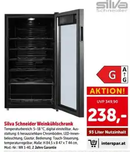 Interspar Silva Schneider Weinkühlschrank Angebot