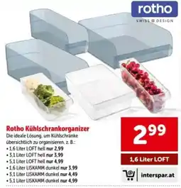 Interspar Rotho Kühlschrankorganizer Angebot