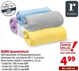 Interspar RUBIN Spannleintuch Angebot