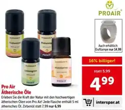 Interspar Pro Air Ätherische Öle Angebot