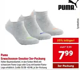 Interspar Puma Erwachsenen-Sneaker 3er-Packung Angebot