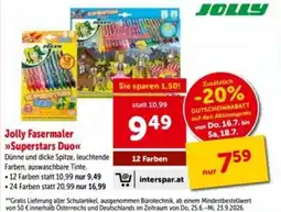 Interspar Jolly Fasermaler »Superstars Duo« Angebot
