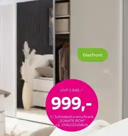 Mömax Premium Living Schwebetürenschrank Sonate Rom Angebot