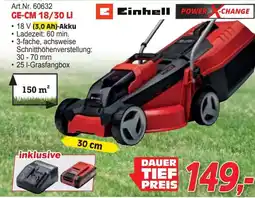 Zgonc Einhell GE-CM 18/30 Li Angebot