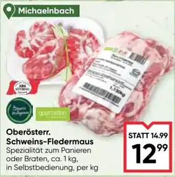 Maximarkt Oberösterr. Schweins-Fledermaus Angebot