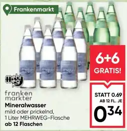 Maximarkt mehrweg Mineralwasser Angebot