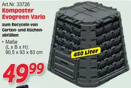 Zgonc Komposter Evogreen Vario Angebot