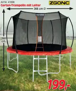Zgonc Garten-Trampolin mit Leiter Angebot