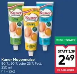 Maximarkt Kuner Mayonnaise Angebot