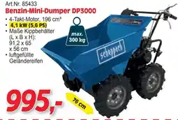 Zgonc Benzin-Mini-Dumper DP3000 scheppach Angebot