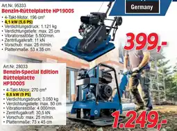 Zgonc Benzin-Rüttelplatte HP1900S Angebot