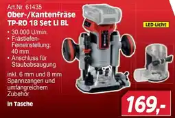 Zgonc Ober-/Kantenfräse TP-RO 18 Set Li BL Angebot