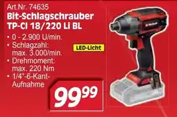 Zgonc Bit-Schlagschrauber TP-CI 18/220 Li BL Angebot