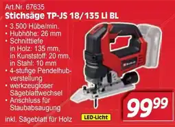 Zgonc Stichsäge TP-JS 18/135 Li BL Angebot