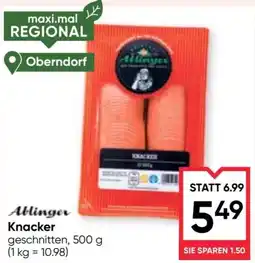 Maximarkt Ablinger Knacker Angebot