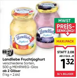 Maximarkt Landliebe Fruchtjoghurt Angebot