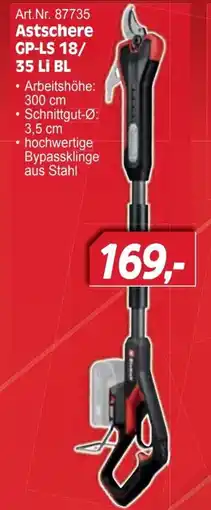 Zgonc Astscheren GP-LS 18/35 Li BL Angebot