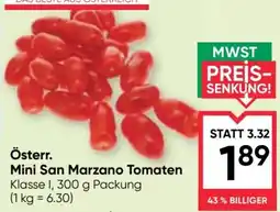 Maximarkt Österr. Mini San Marzano Tomaten Angebot