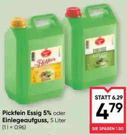 Maximarkt Pickfein Essig 5% Angebot