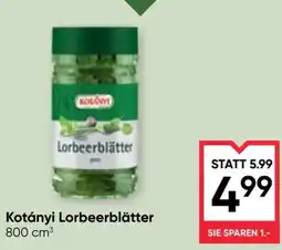 Maximarkt Kotányi Lorbeerblätter Angebot