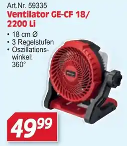 Zgonc Ventilator GE-CF 18/2200 Li Angebot