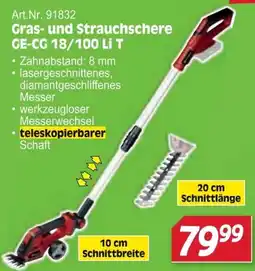 Zgonc Gras- und Strauchschere GE-CG 18/100 Li T Angebot