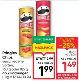 Maximarkt Pringles Chips Angebot
