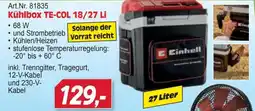 Zgonc Kühlbox TE-COL 18/27 Li Einhell Angebot