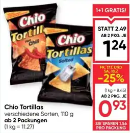Maximarkt Chio Tortillas Angebot
