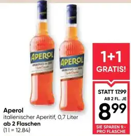 Maximarkt Aperol italienischer Aperitif Angebot
