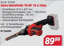 Zgonc Akku-Bandfeile TE-BF 18 Li Solo Angebot