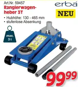 Zgonc erba Rangierwagen-heber 3T Angebot