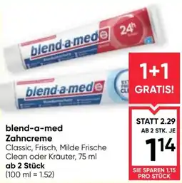 Maximarkt blend-a-med Zahncreme Angebot