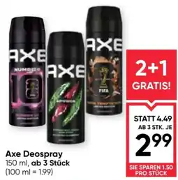 Maximarkt Axe Deospray Angebot