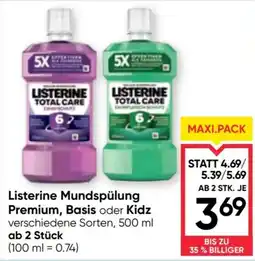 Maximarkt Listerine Mundspülung Angebot