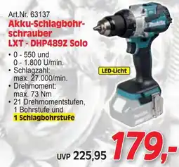 Zgonc Akku-Schlagbohrschrauber LXT - DHP489Z Solo Angebot