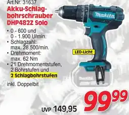 Zgonc Akku-Schlagbohrschrauber DHP482Z Solo Makita Angebot