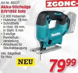 Zgonc Akku-Stichsäge DJV186Z Solo Angebot