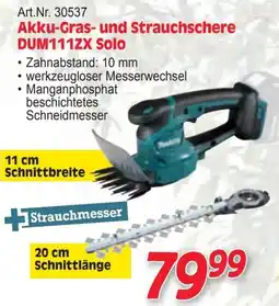 Zgonc Akku-Gras- und Strauchschere DUM111ZX Solo Angebot